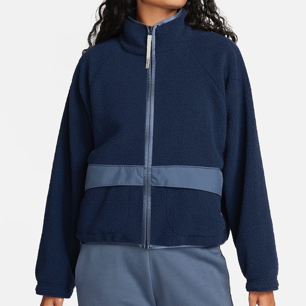Nike Oversized Sportswear Women's High-Pile Fleece Jacket, M (8-10)- NWT